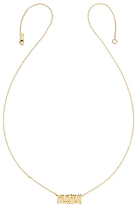 Heather Hawkins 14K Custom Script Necklace