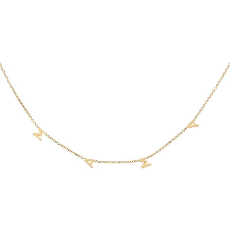 Heather Hawkins 14K Spaced Out Custom Necklace