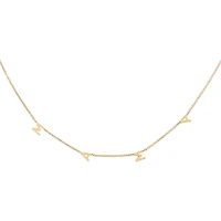 Heather Hawkins 14K Spaced Out Custom Necklace