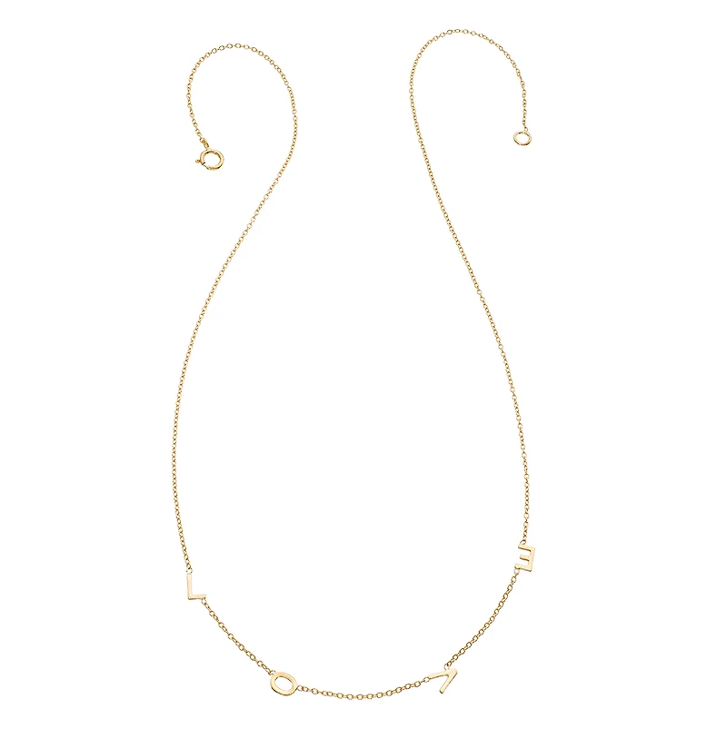Heather Hawkins 14K Spaced Out Custom Necklace