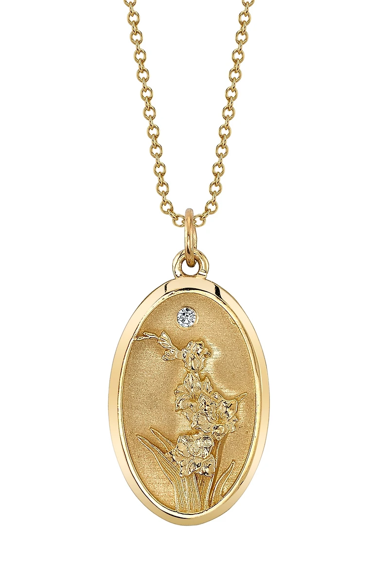 Starling August Birth Flower Charm