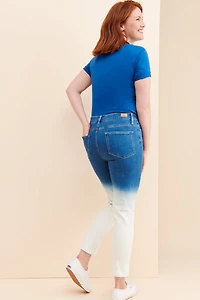 PAIGE Hoxton Raw-Hem Skinny Tie-Dye Jeans