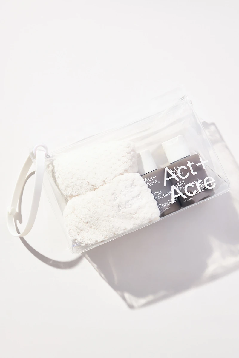 Act + Acre Cold Processed Mini Essentials Set