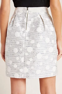 Maeve Anya Dotted Jacquard Mini Skirt