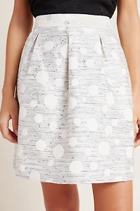 Maeve Anya Dotted Jacquard Mini Skirt