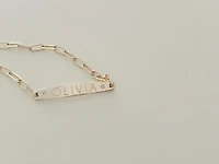 Starling Custom Engraved Diamond ID Bracelet