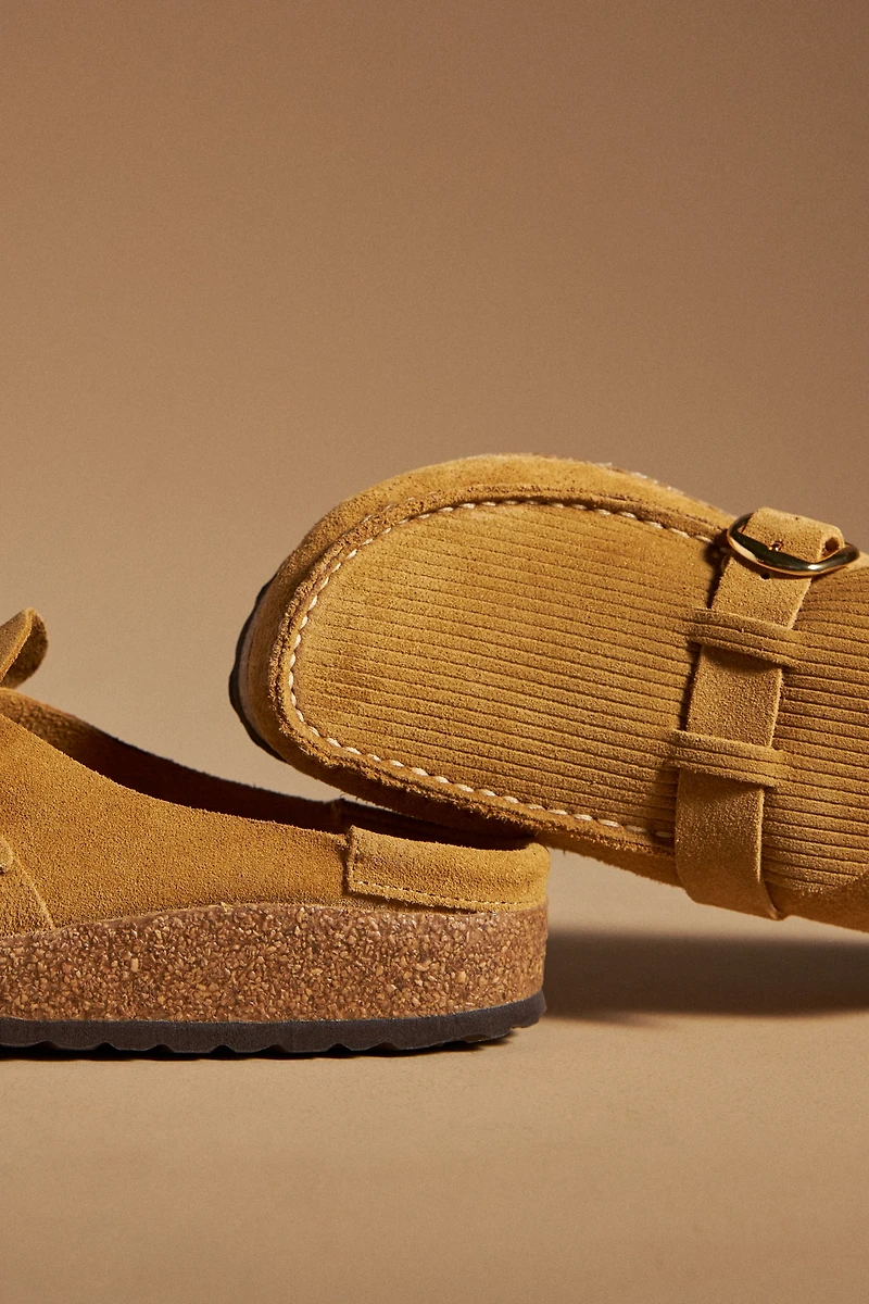 Birkenstock Buckley Suede Clogs