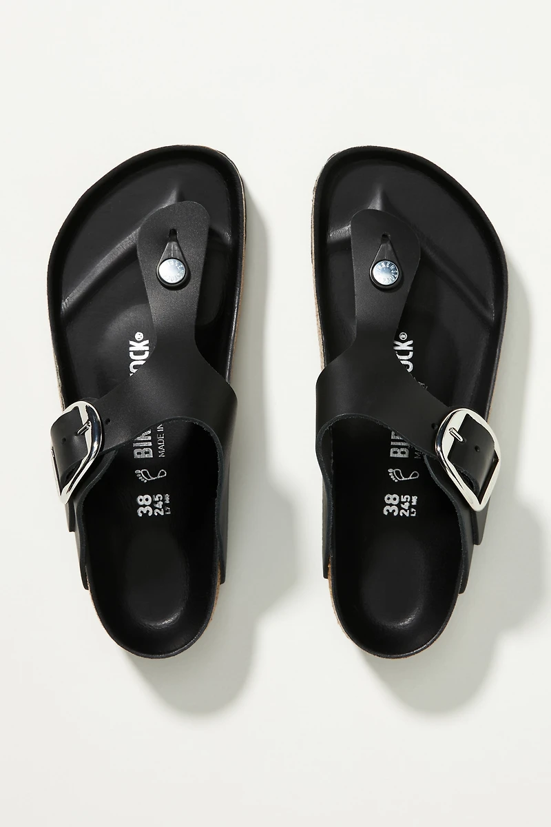 Birkenstock Gizeh Big Buckle Smooth Leather Sandals