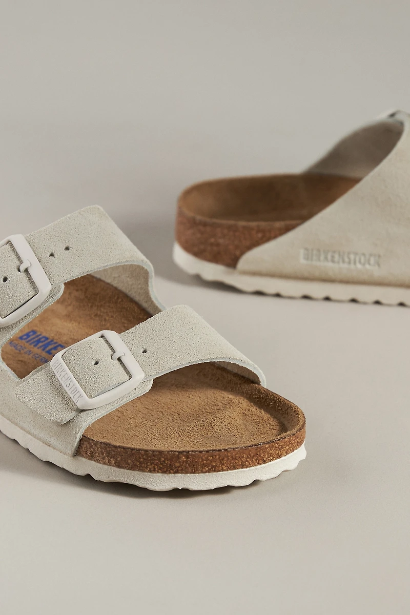 Birkenstock Arizona Suede Soft Footbed Sandals
