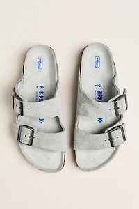 Birkenstock Arizona Suede Soft Footbed Sandals
