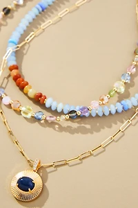 Shades of Sea Layered Necklaces