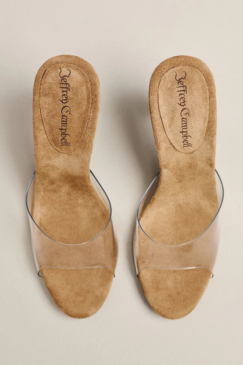 Jeffrey Campbell Clear Mule Heels