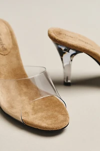 Jeffrey Campbell Clear Mule Heels