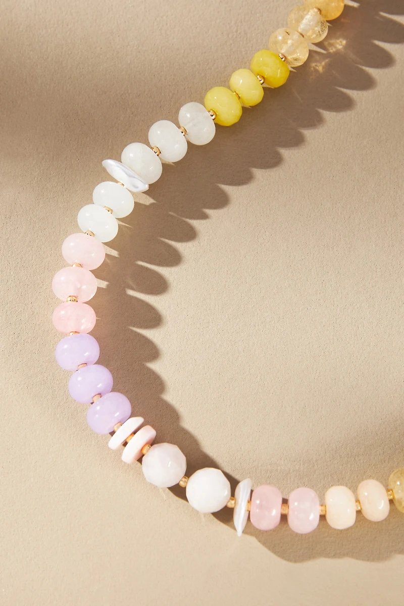 Rainbow Stone Necklace