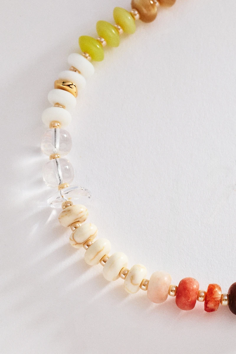 Rainbow Stone Necklace