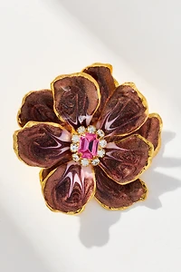 The Pink Reef Handpainted Earrings