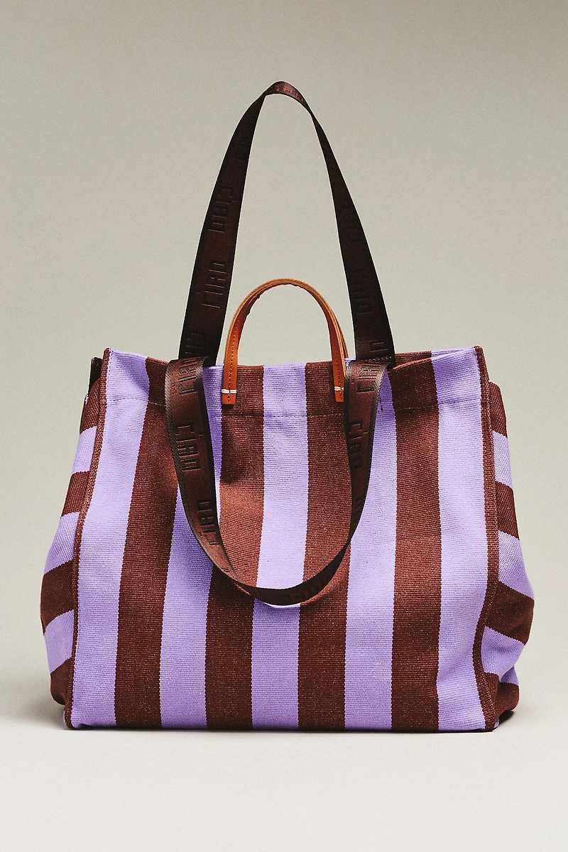 Clare V. Beach Tote and Clutch