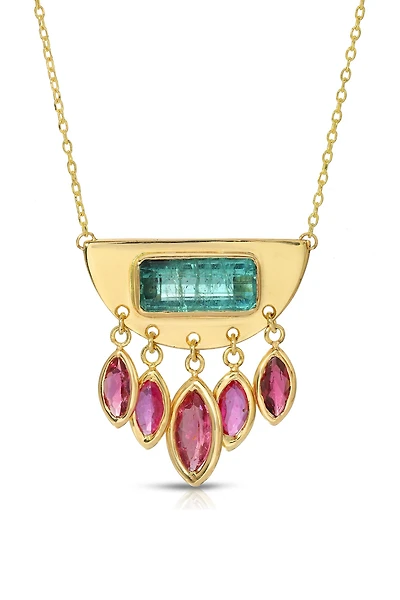 Christina Magdolna Jewelry Aztec Rain Necklace