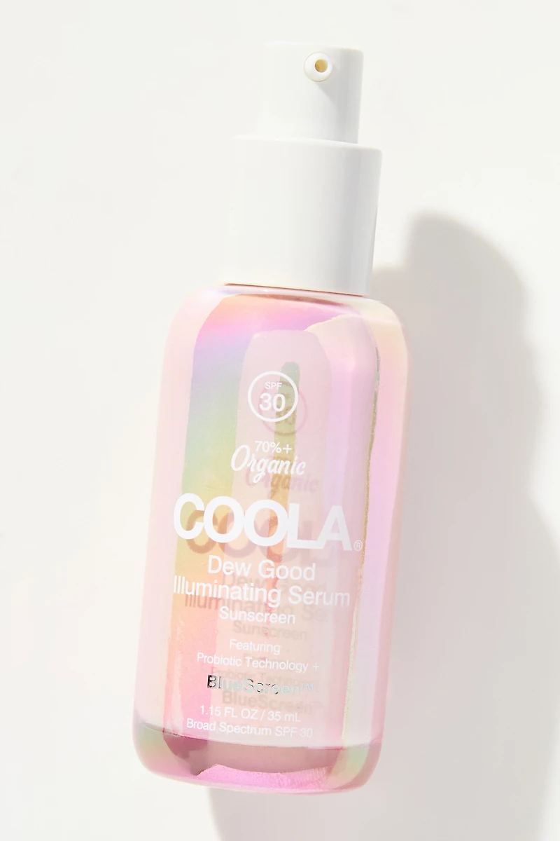 COOLA Dew Good Illuminating Serum Probiotic Sunscreen SPF 30
