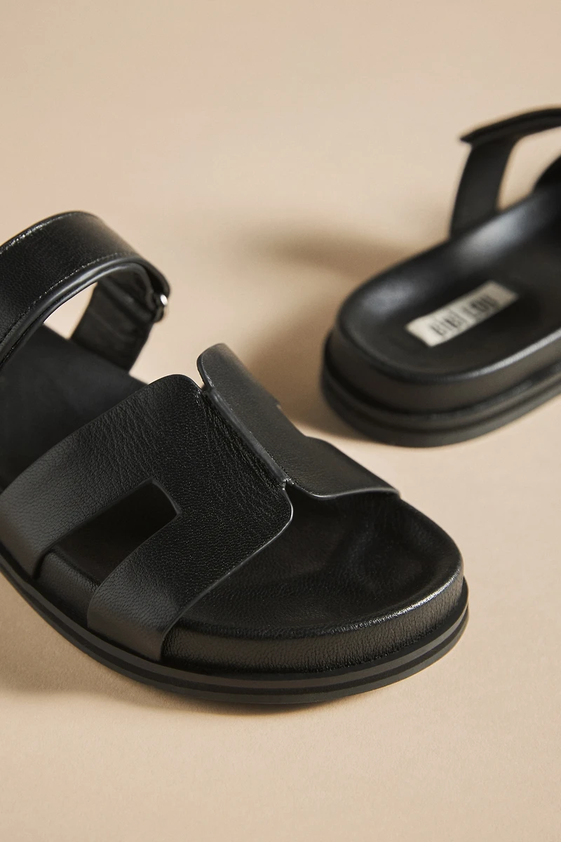 Bibi Lou Cutout Slide Sandals