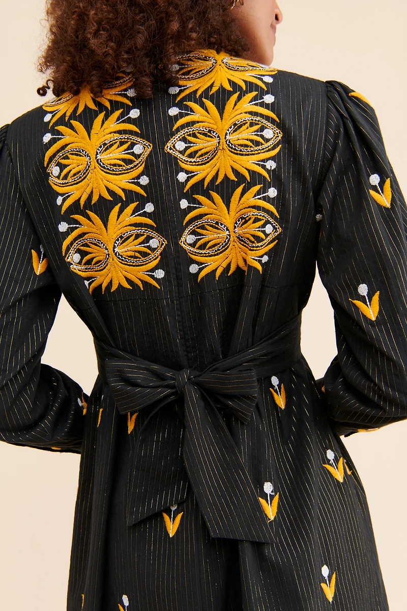 Antik Batik Embroidered Mini Dress