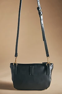 Faux Leather Convertible Crossbody Bag