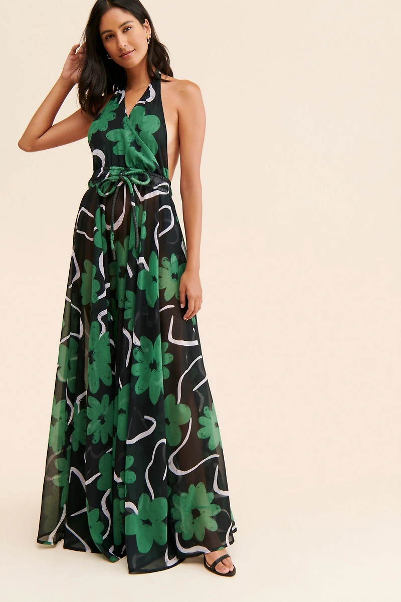 Alexandra Bueno Manglar Halter Dress