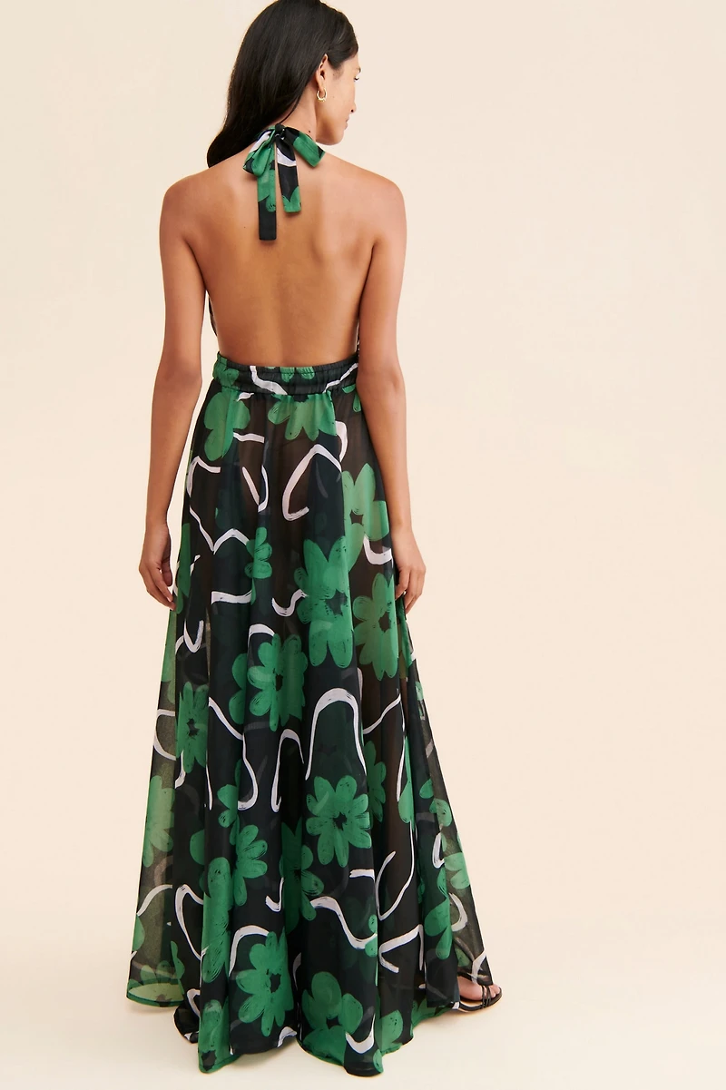 Alexandra Bueno Manglar Halter Dress