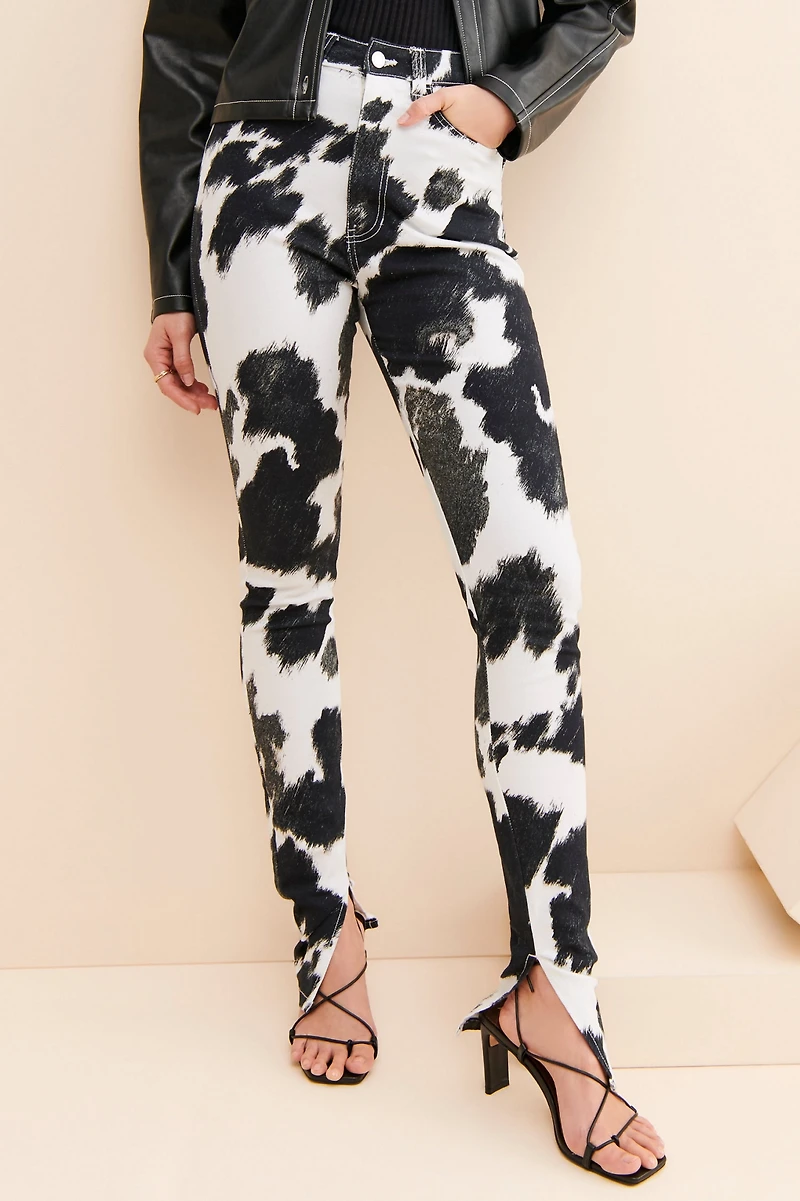 WeWoreWhat Stiletto Slit Jeans