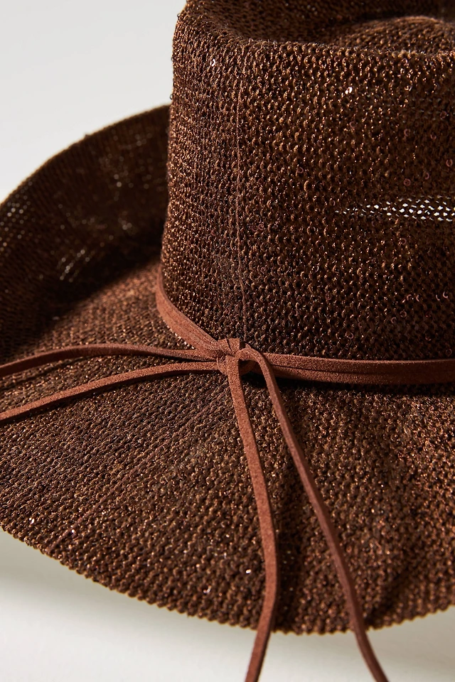 By Anthropologie Sparkle Cowboy Rancher Hat | The Summit display picture 1