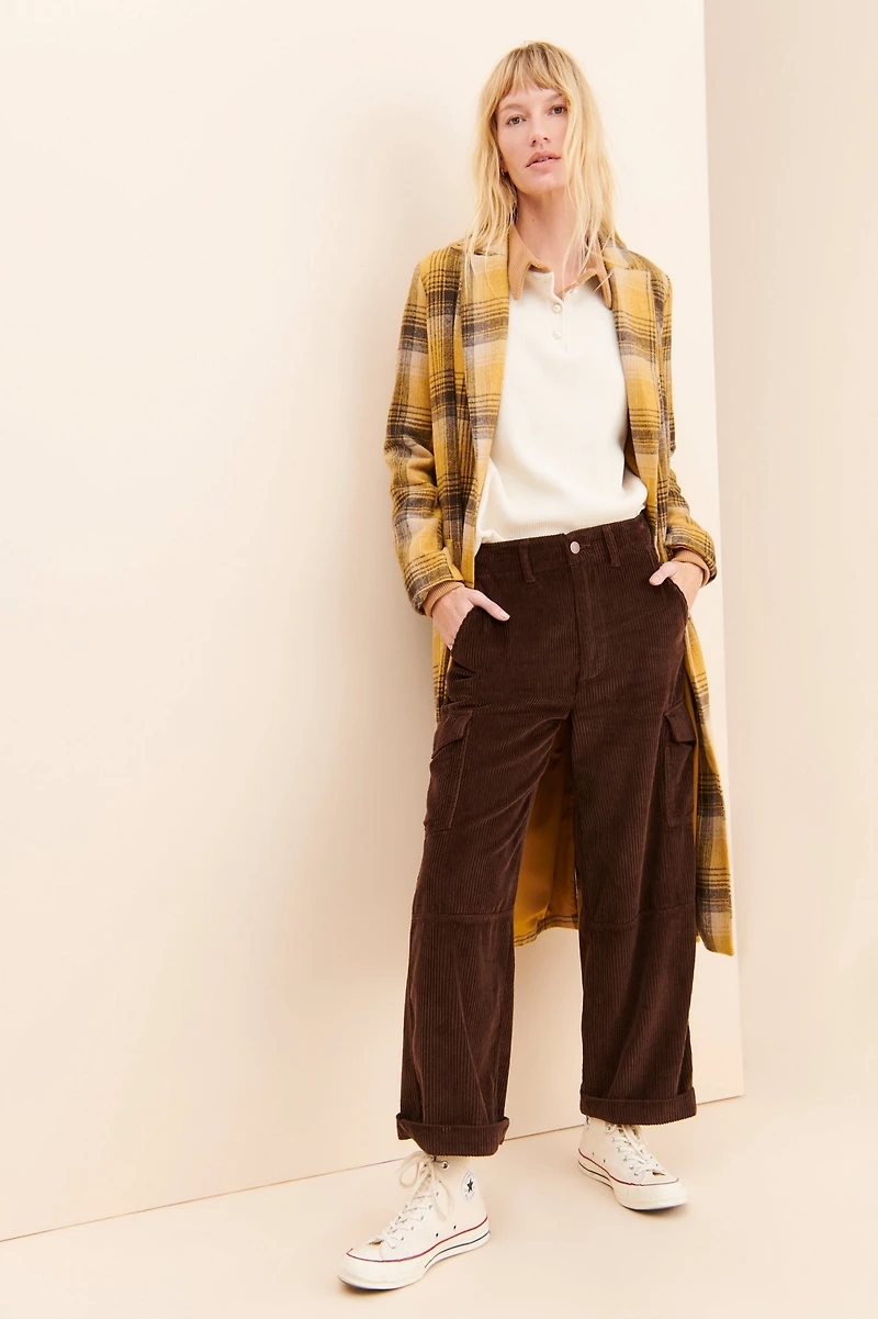 dRA Maggie Plaid Overcoat