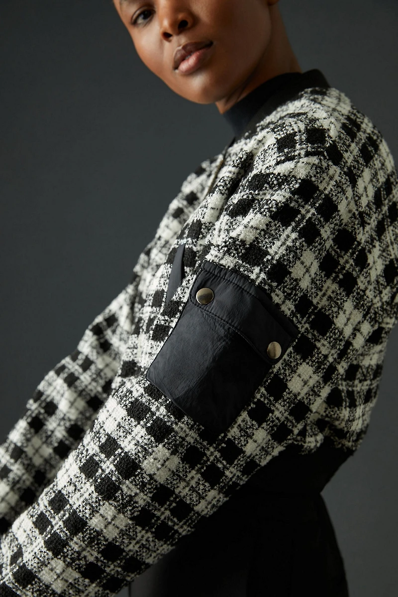 Maeve Plaid Tweed Jacket