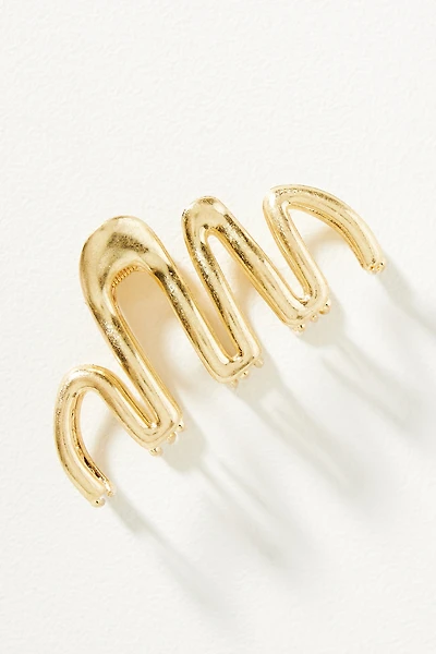 Squiggle Hair Claw Clip