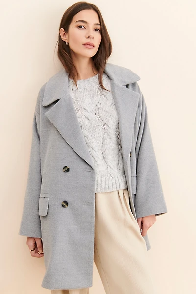 Du Paradis Brushed Overcoat