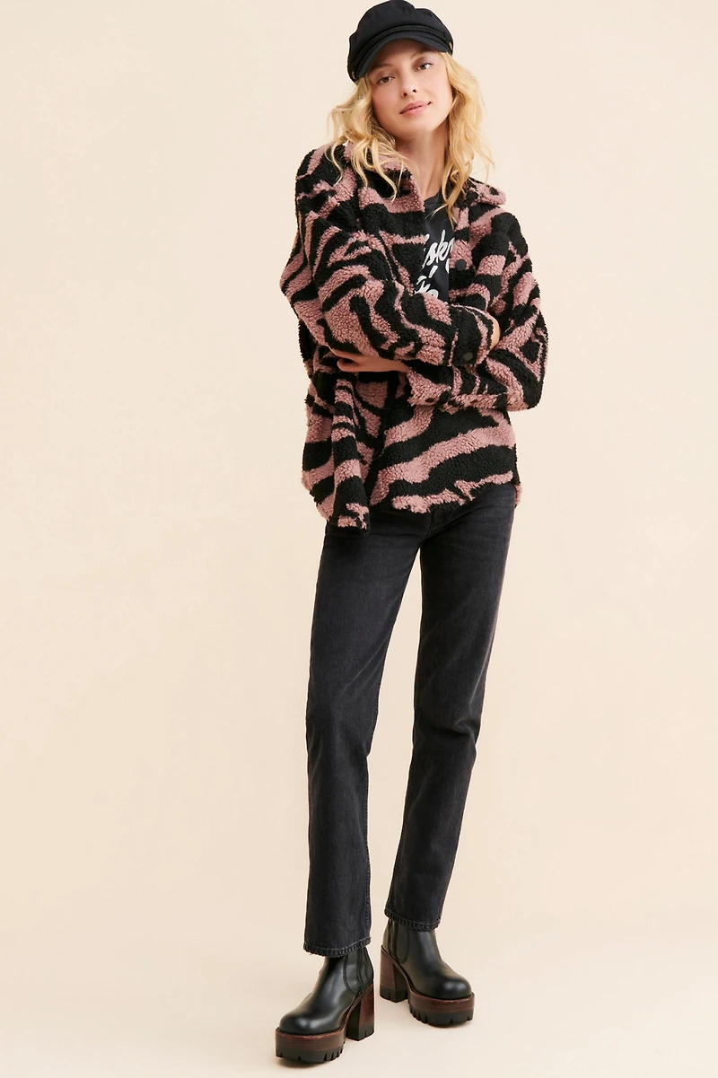 Pistola Lynn Oversized Shearling Jacket