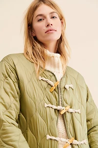 Moon River Quilted Toggle Jacket