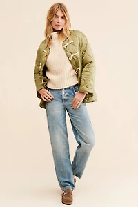 Moon River Quilted Toggle Jacket