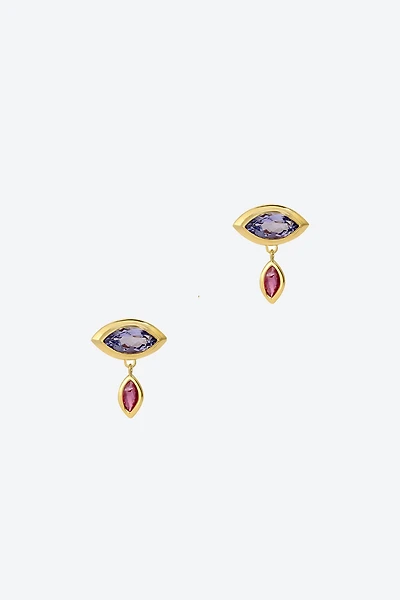 Christina Magdolna Eye Dangle Studs