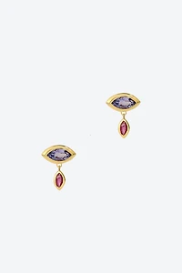 Christina Magdolna Eye Dangle Studs
