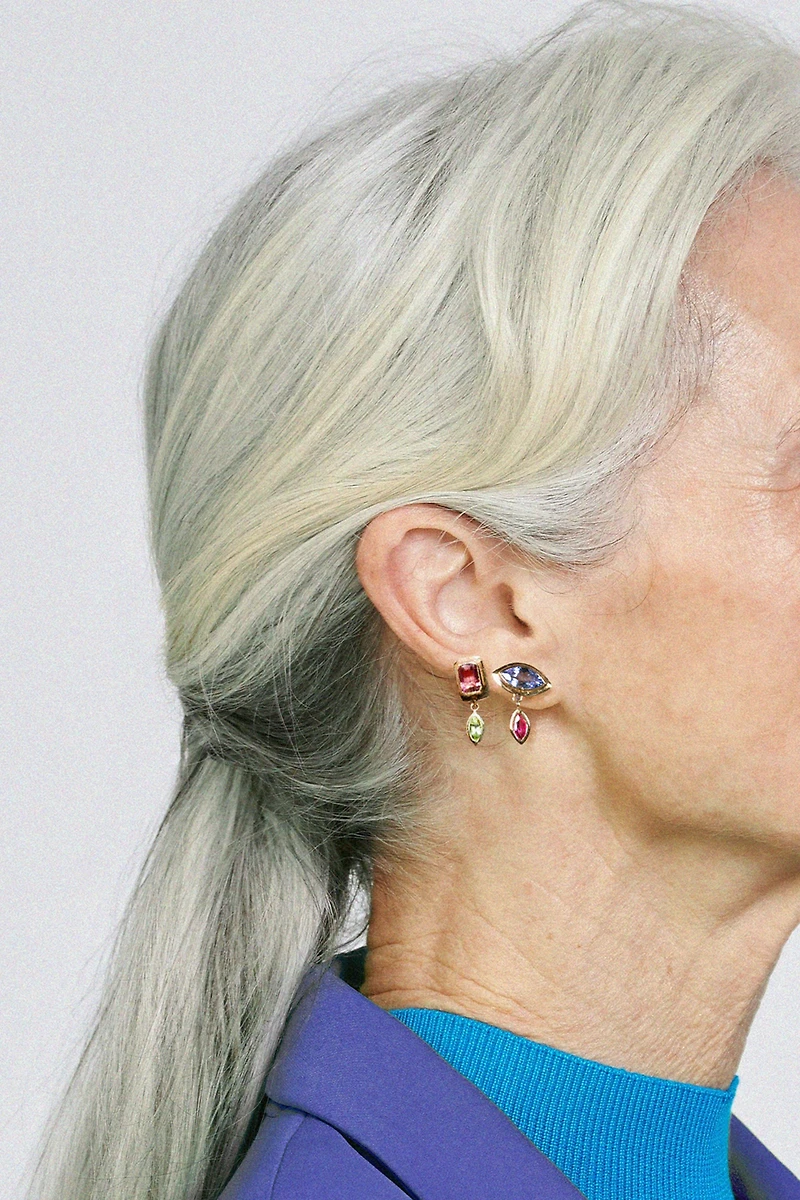 Christina Magdolna Eye Dangle Studs