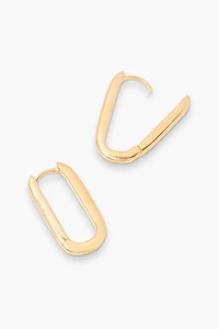 Brook & York Gold Vermeil Paperclip Hoops