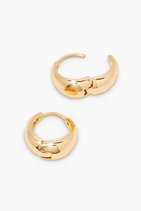 Brook & York Gold Vermeil Bold Huggies