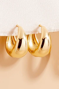 Brook & York Gold Vermeil Bold Huggies