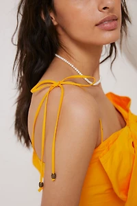 Maeve Bow-Tie Crop Top