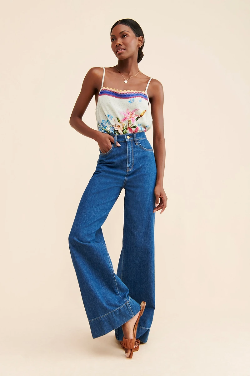 Bl-nk Areena Embroidered Cami