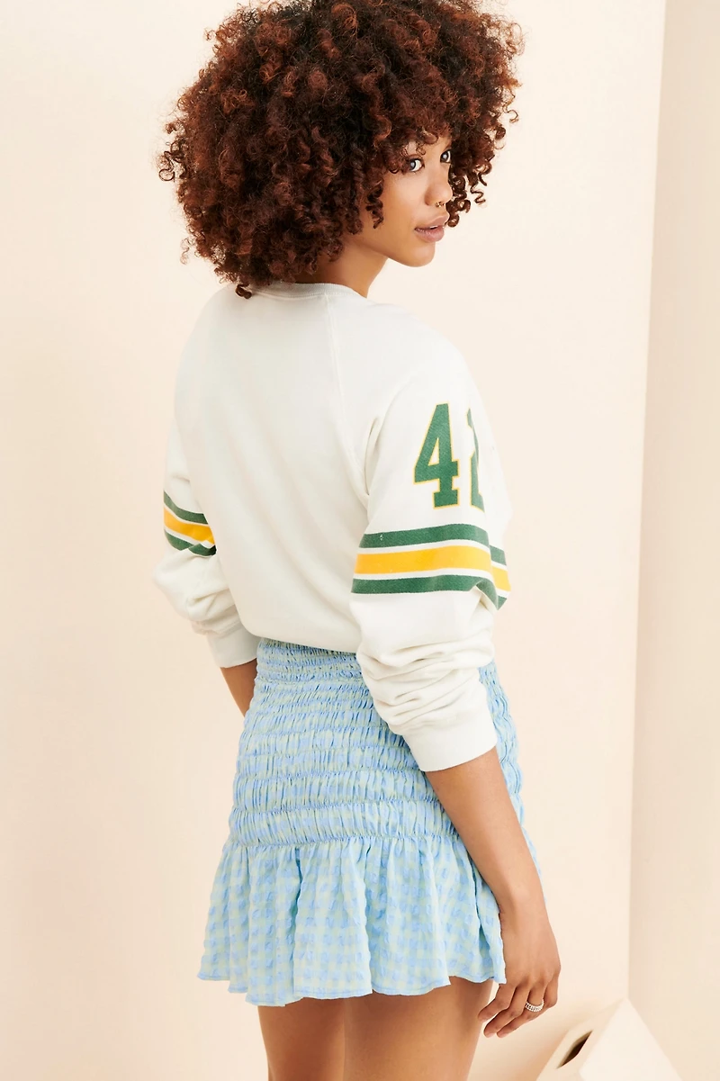 g.p.d. Gingham Mini Skirt