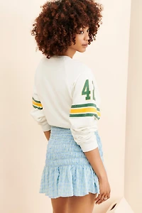 g.p.d. Gingham Mini Skirt