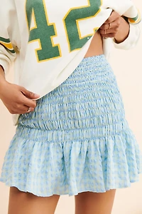 g.p.d. Gingham Mini Skirt