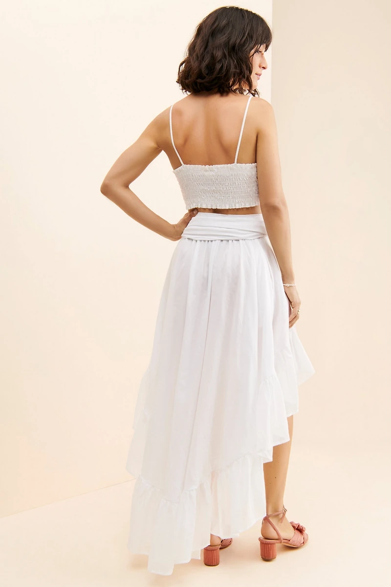 Erika Pena Chloe Bow Front Skirt