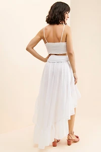 Erika Pena Chloe Bow Front Skirt